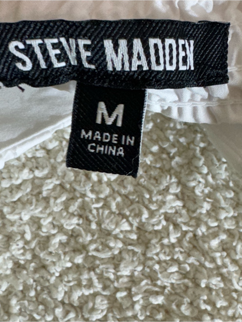 Steve Madden Dress Eliana Womens Sz Medium Midi sleeveless white Gauze tiered - Picture 6 of 12